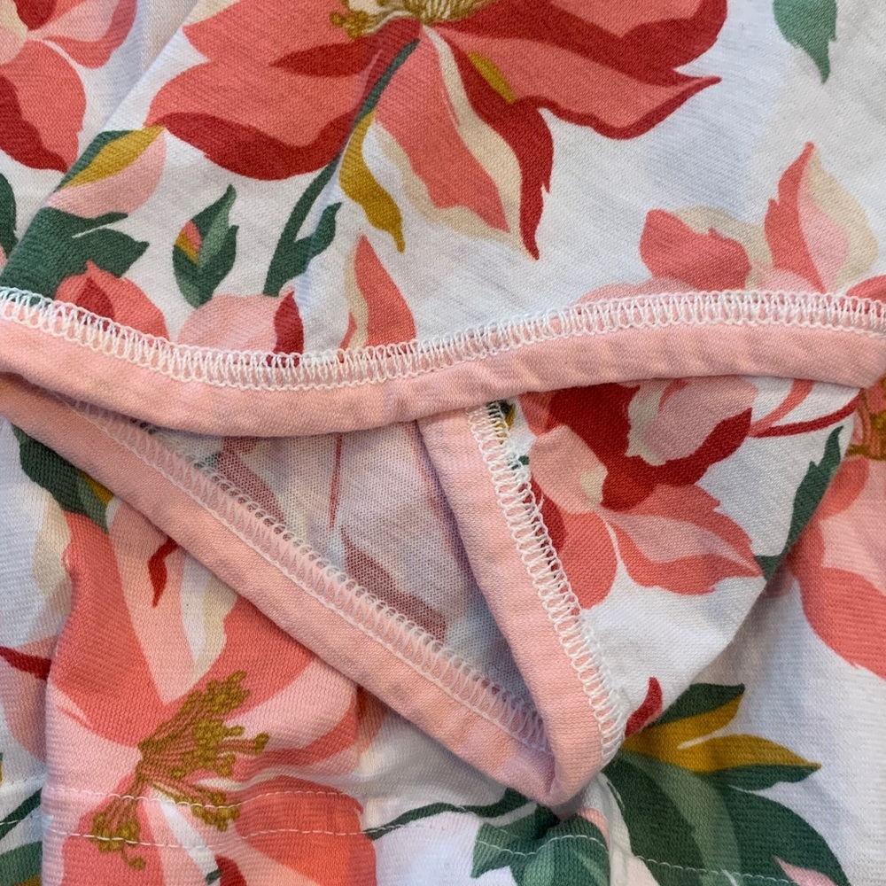 Garnet Hill Asian Wrap floral pajamas. Size small. - Picture 8 of 16